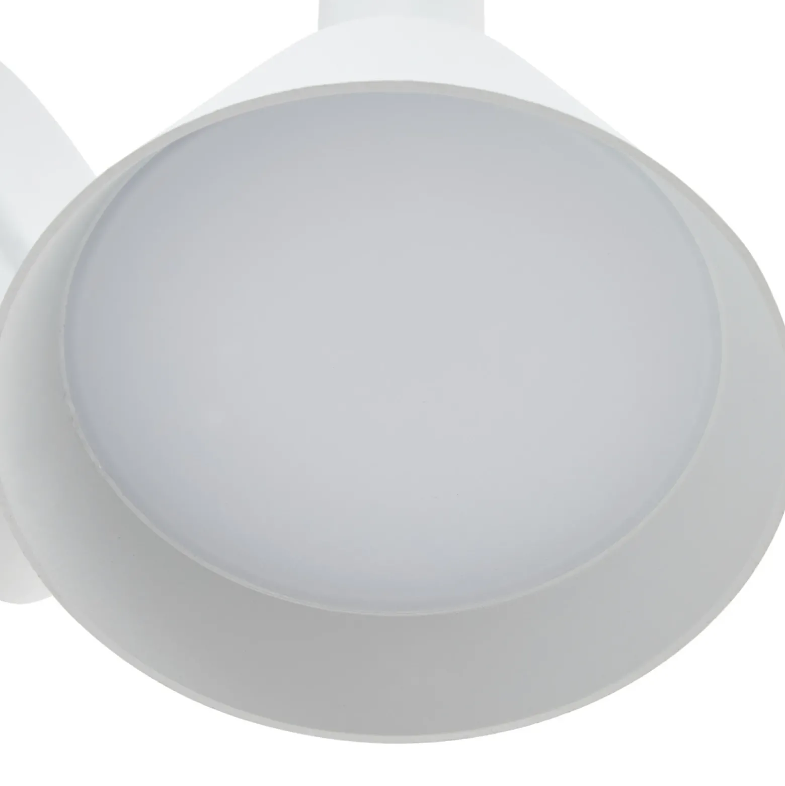 Aplique LED para exterior Lucande Tabena, blanco mate, IP44, CCT
