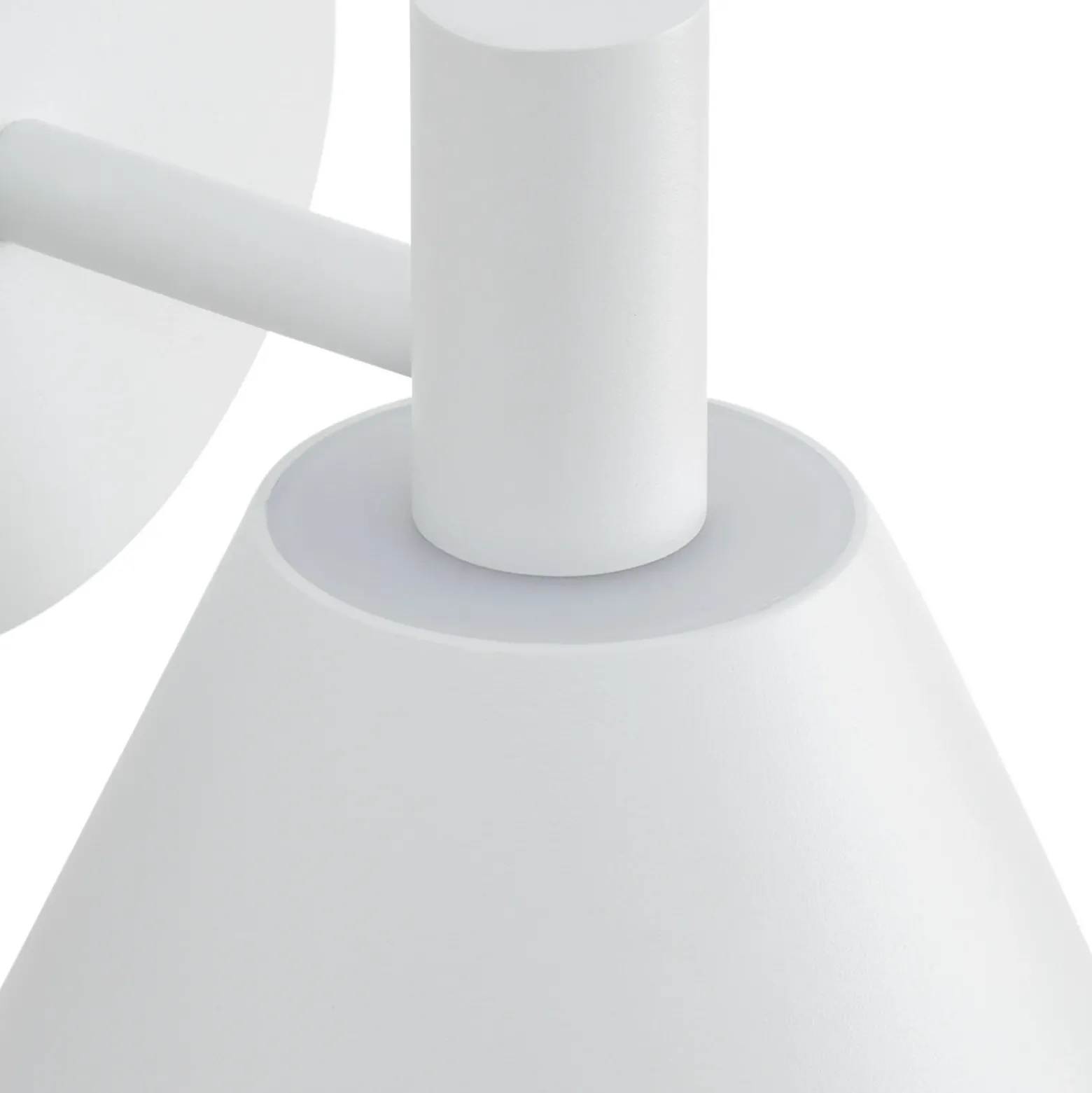 Aplique LED para exterior Lucande Tabena, blanco mate, IP44, CCT