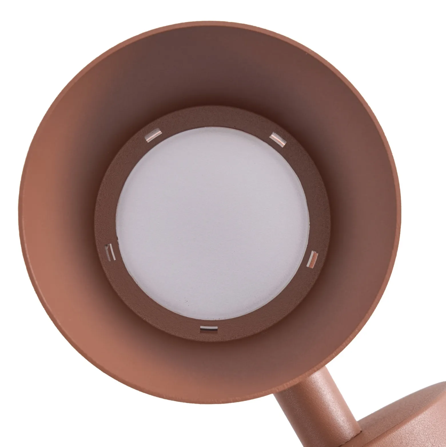 Aplique LED para exterior Lucande Meravi, marrón, 2 luces, IP44