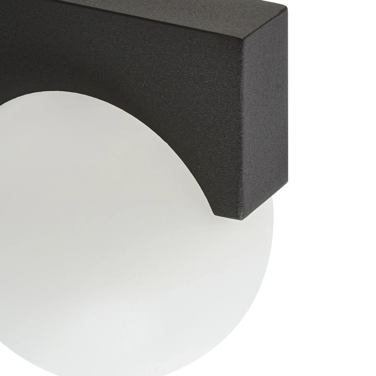 Aplique LED para exterior Lucande Vijon, negra, CCT, IP44