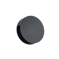 Aplique LED para exterior Lucande Advero, color antracita, con número de casa