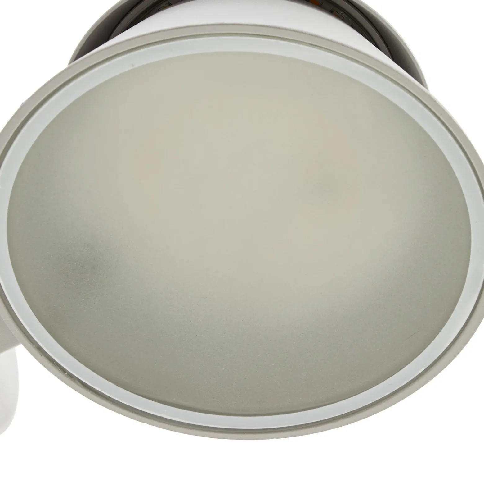 Aplique LED para exterior Lucande Moena, gris claro, metal, IP44