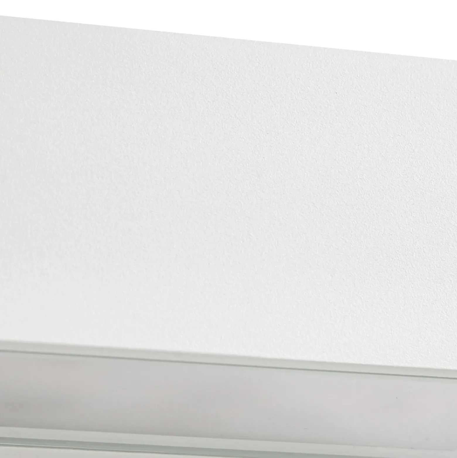Aplique LED para exterior Lucande Lengo, 50 cm, blanca, luz hacia arriba/abajo,
