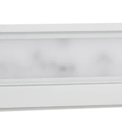 Aplique LED para exterior Lucande Lengo, 50 cm, blanca, luz hacia arriba/abajo,