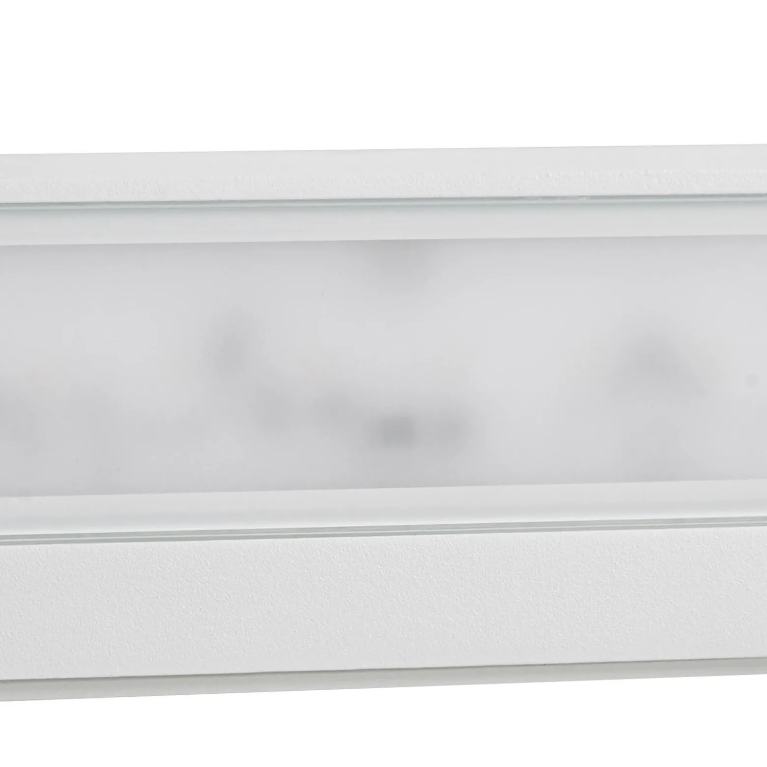 Aplique LED para exterior Lucande Lengo, 50 cm, blanca, luz hacia arriba/abajo,
