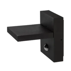 Aplique LED para exterior Lucande Silvan, color antracita, con sensor, IP54