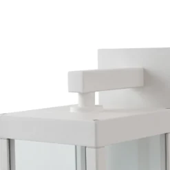 Aplique LED para exterior Lucande «Ferdinand», blanca, con sensor, 38 cm