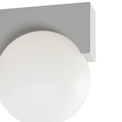 Aplique LED para exterior Lucande Vijon, gris claro, CCT, IP44