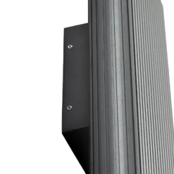 Aplique LED para exterior Lucande Raija, color antracita, altura 40 cm, CCT