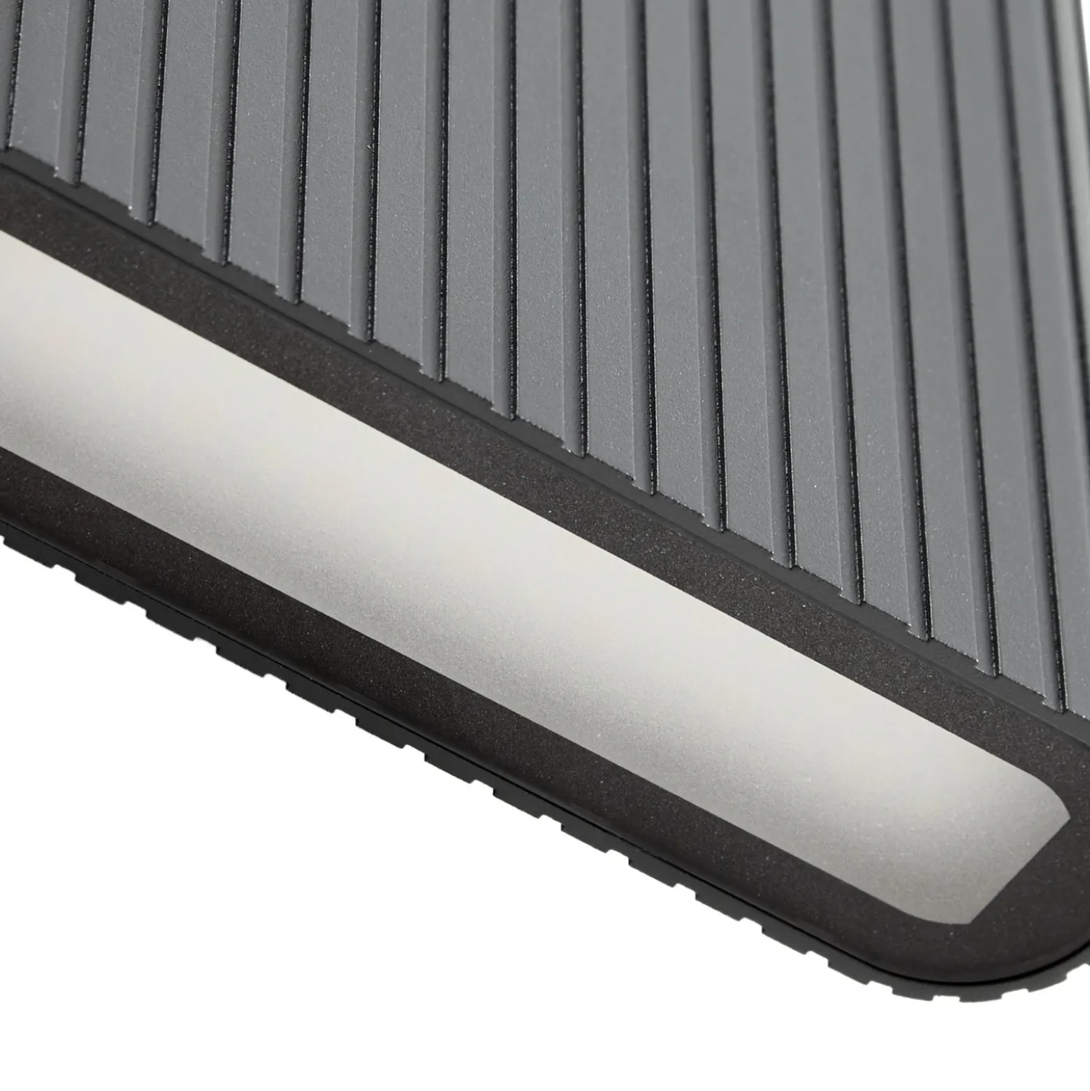 Aplique LED para exterior Lucande Raija, color antracita, altura 40 cm, CCT