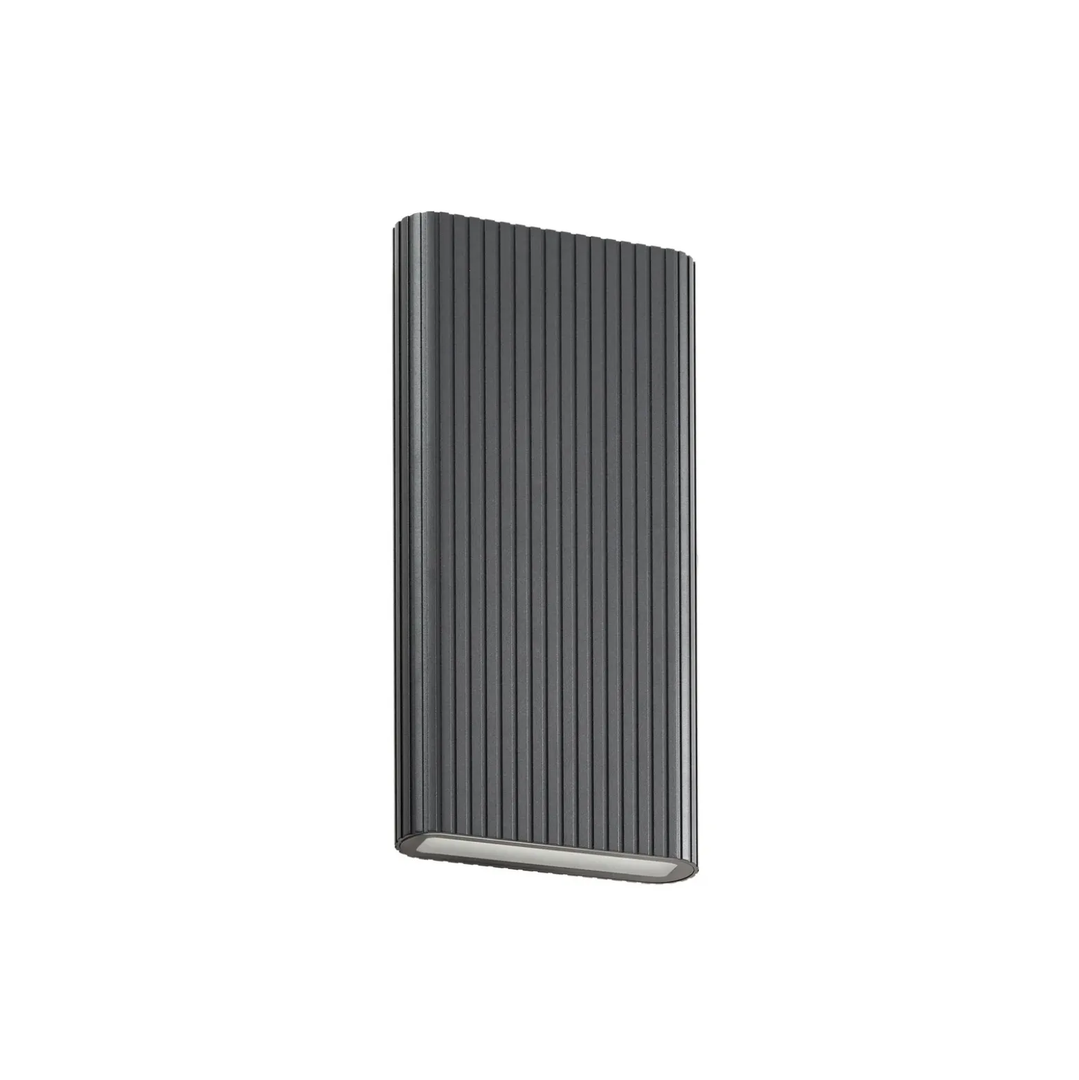 Aplique LED para exterior Lucande Raija, color antracita, altura 40 cm, CCT