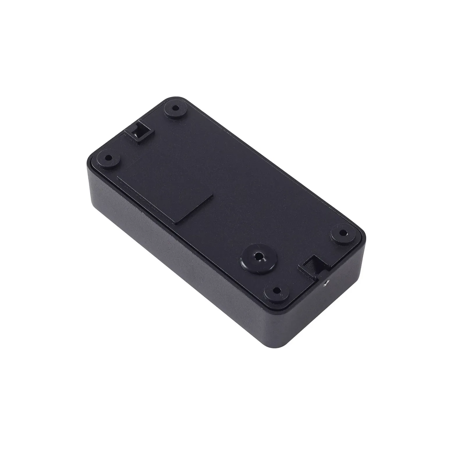 Aplique LED para exterior Lucande Tiburia, negro, aluminio