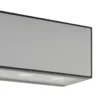 Aplique LED para exterior Lucande Selim, longitud 15,3 cm, negro