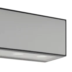Aplique LED para exterior Lucande Selim, longitud 15,3 cm, negro
