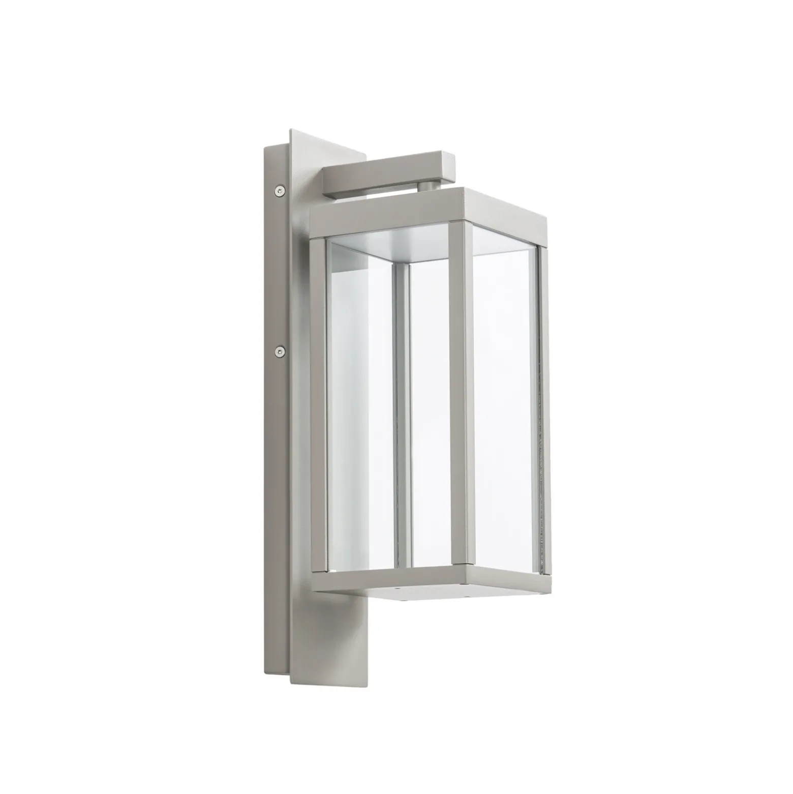 Aplique LED para exterior Lucande Ferdinand, gris piedra, IP54