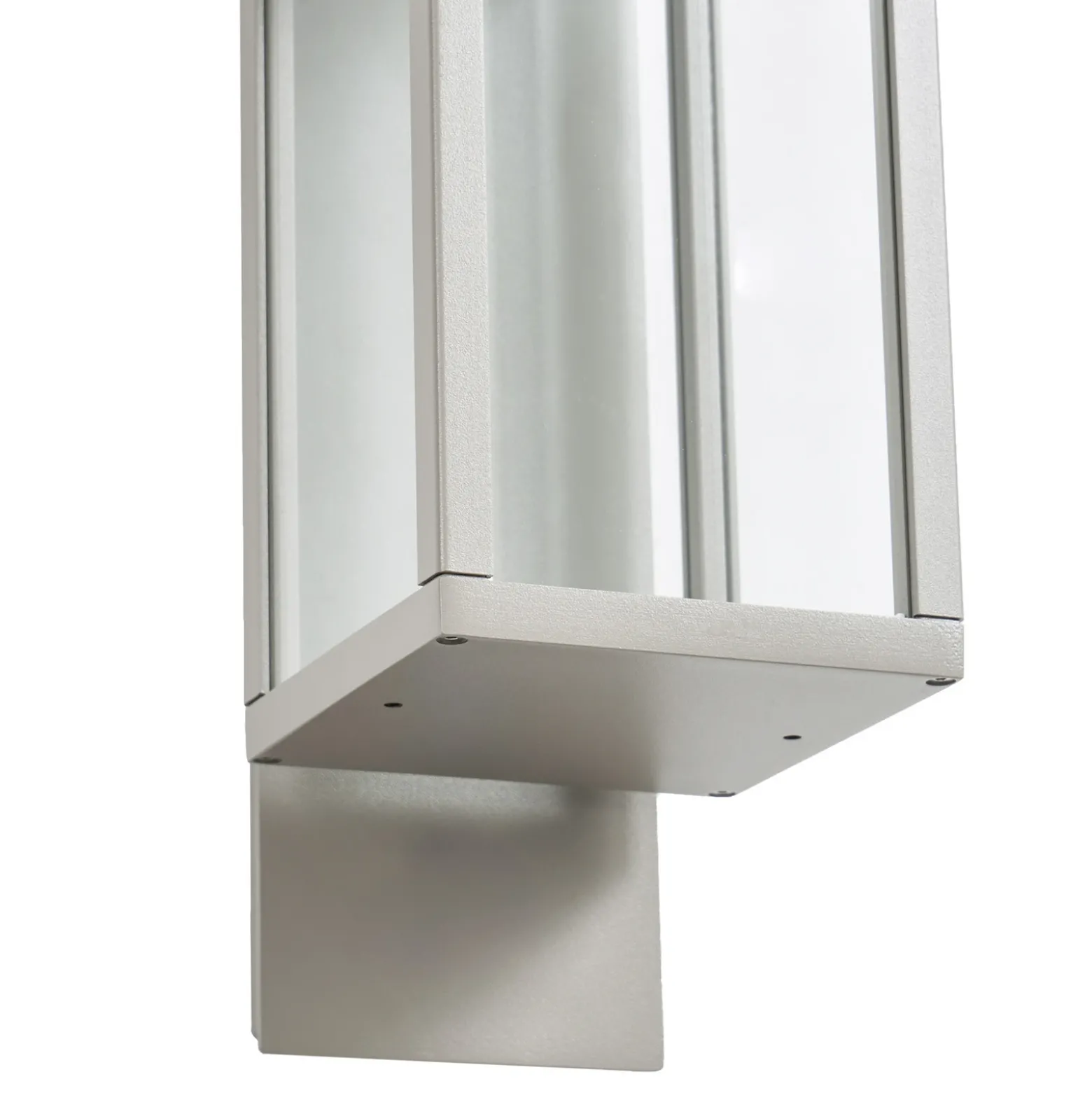 Aplique LED para exterior Lucande Ferdinand, gris piedra, IP54