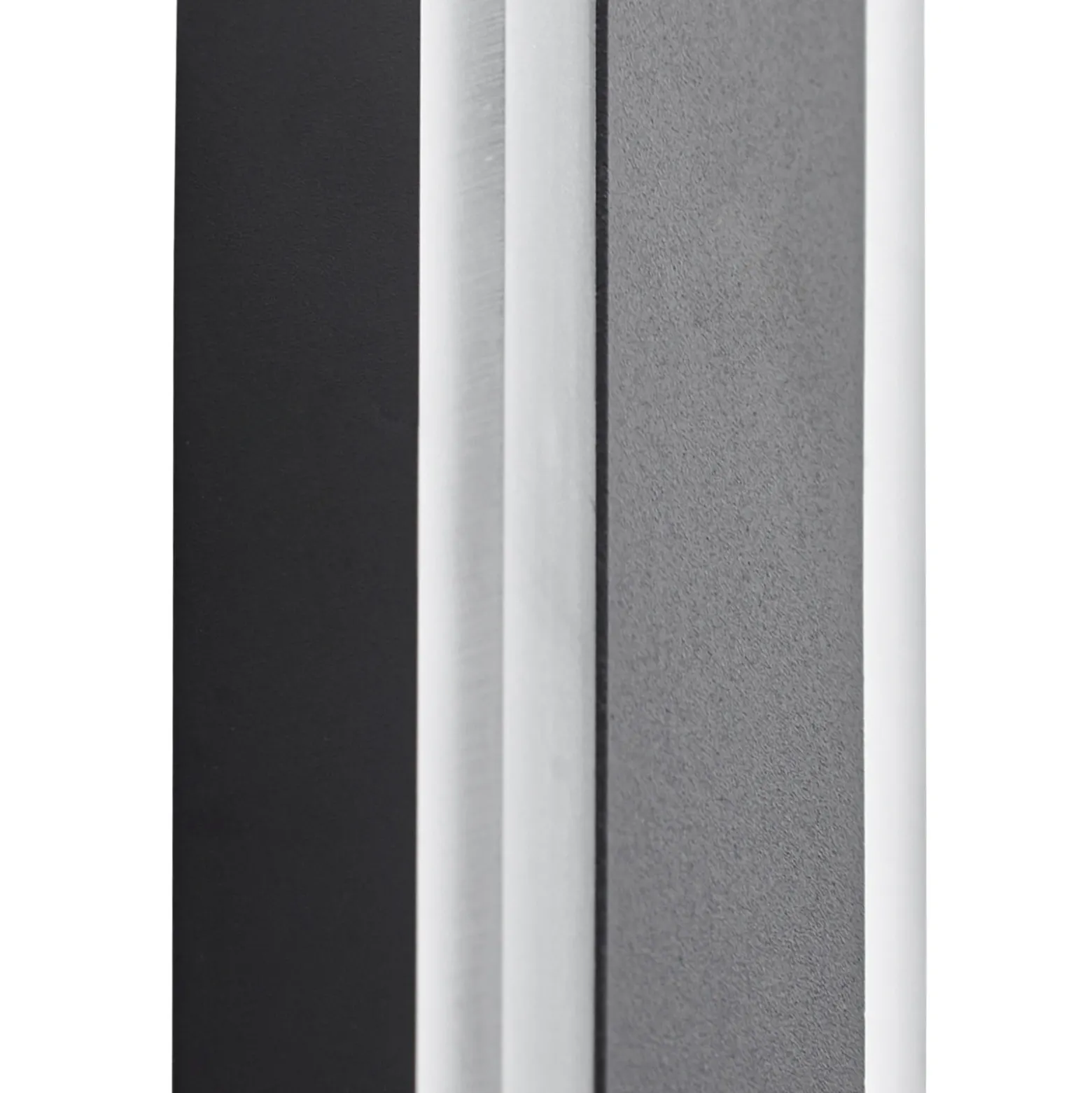 Aplique LED para exterior Lucande Ilora, negra, 60 cm, CCT, IP65
