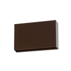 Aplique LED para exterior Lucande Jarte, 20 cm, marrón, IP65