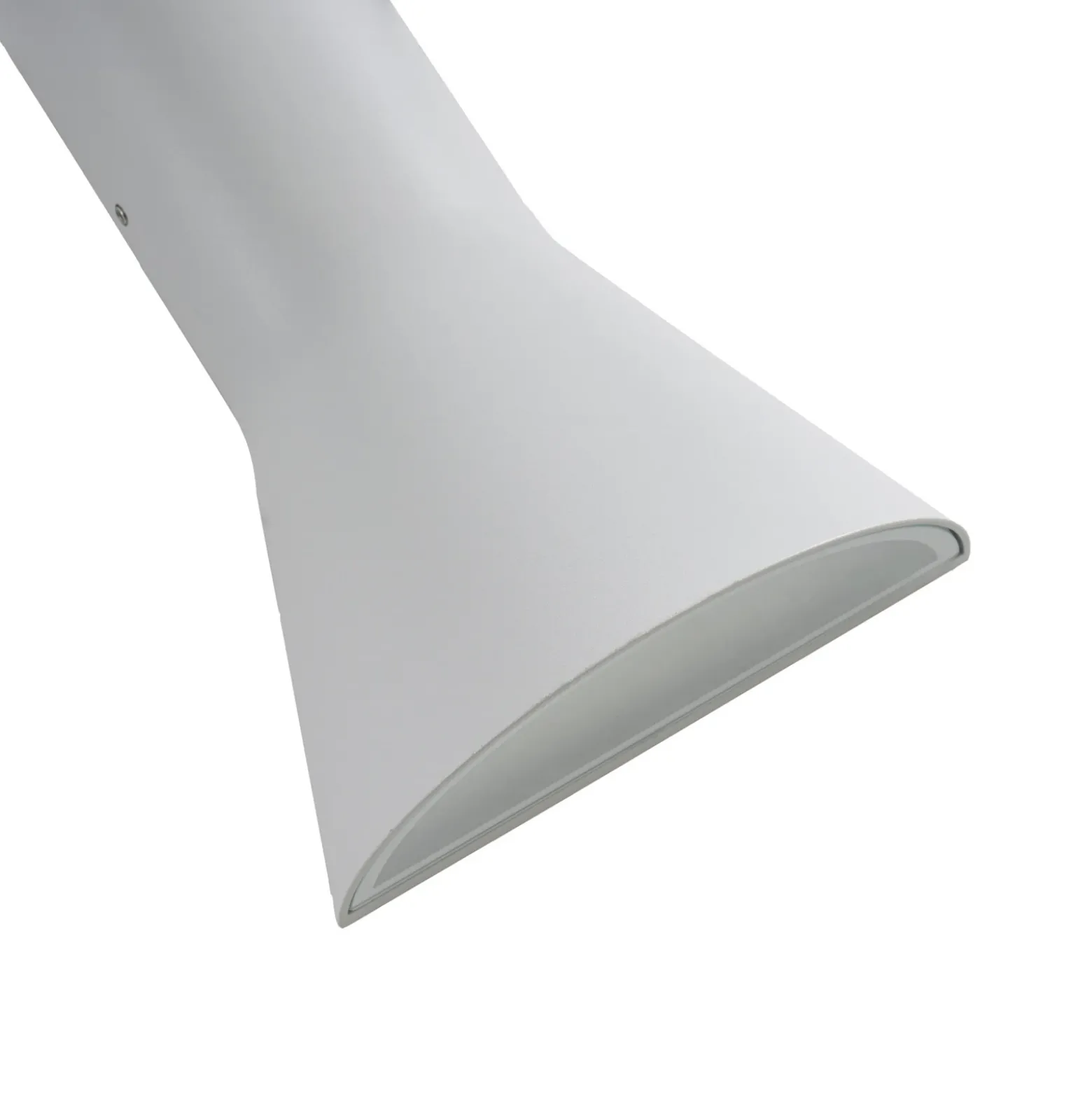 Aplique LED para exterior Lucande Zephy, luz hacia arriba/abajo, gris claro,