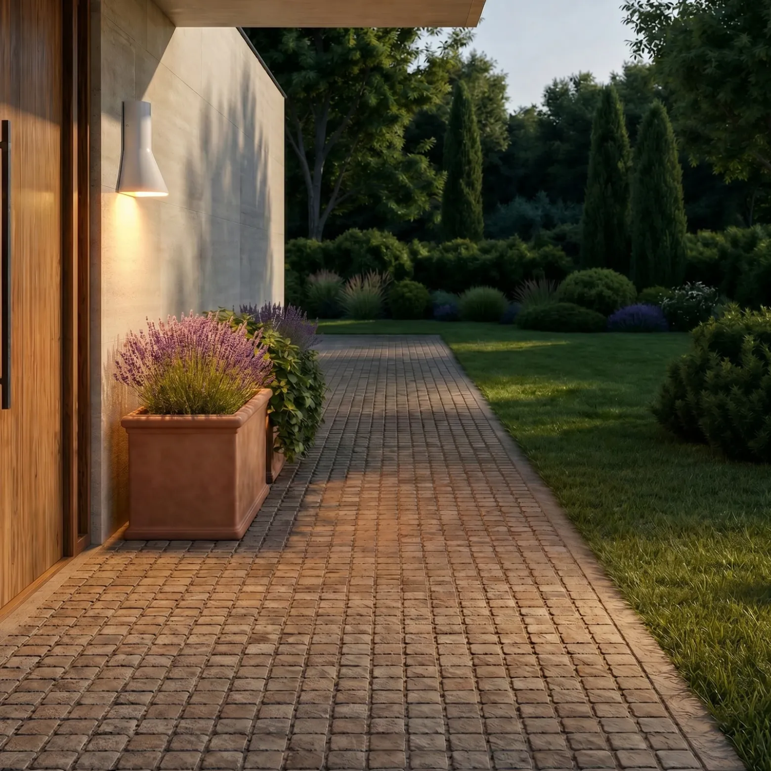 Aplique LED para exterior Lucande Zephy, luz hacia arriba/abajo, gris claro,