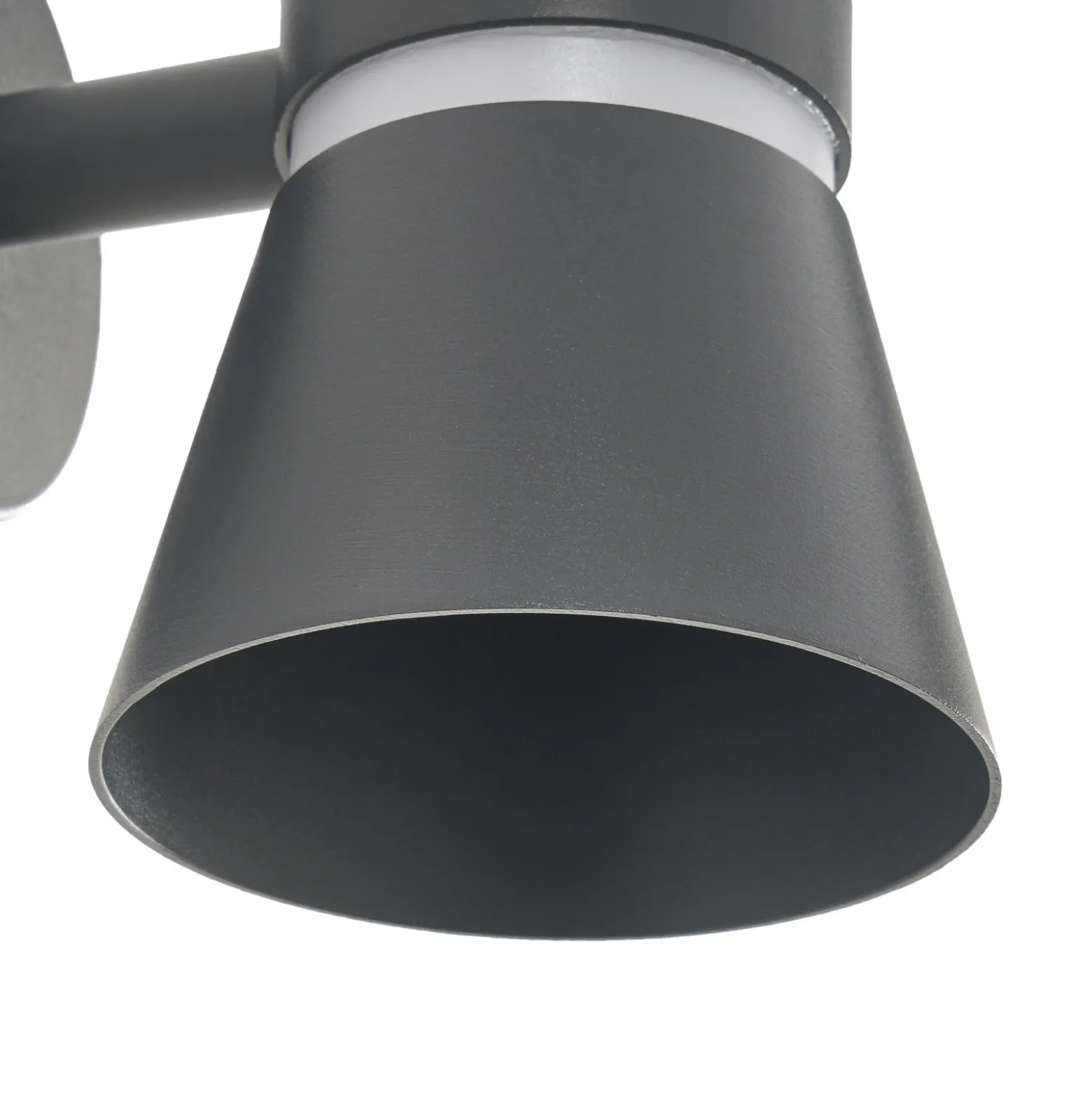 Aplique LED para exterior Lucande Meravi, color antracita, 2 luces, IP44