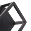 Aplique LED para exterior Lucande Thorvid, altura 26 cm, negro