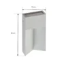 Aplique LED para exterior Lucande Kaholo, gris claro, CCT, IP44