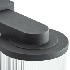 Aplique LED para exterior Lucande Beelia Sensor antracita estriada