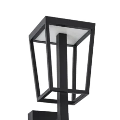 Aplique LED para exterior Lynx de Lucande, 35,5 cm, negro, IP44