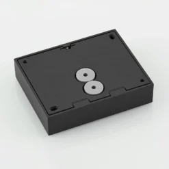 Aplique LED para exterior Molto Luce Cado, 14 cm de ancho, color negro