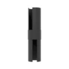 Aplique LED para exterior Montelauro, negro, altura 32 cm, metal