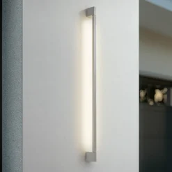 Aplique LED para exterior Neano de Lindby, 120 cm, gris piedra, IP54