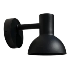 Aplique LED para exterior Nubi, negra, IP44, atenuable, acero