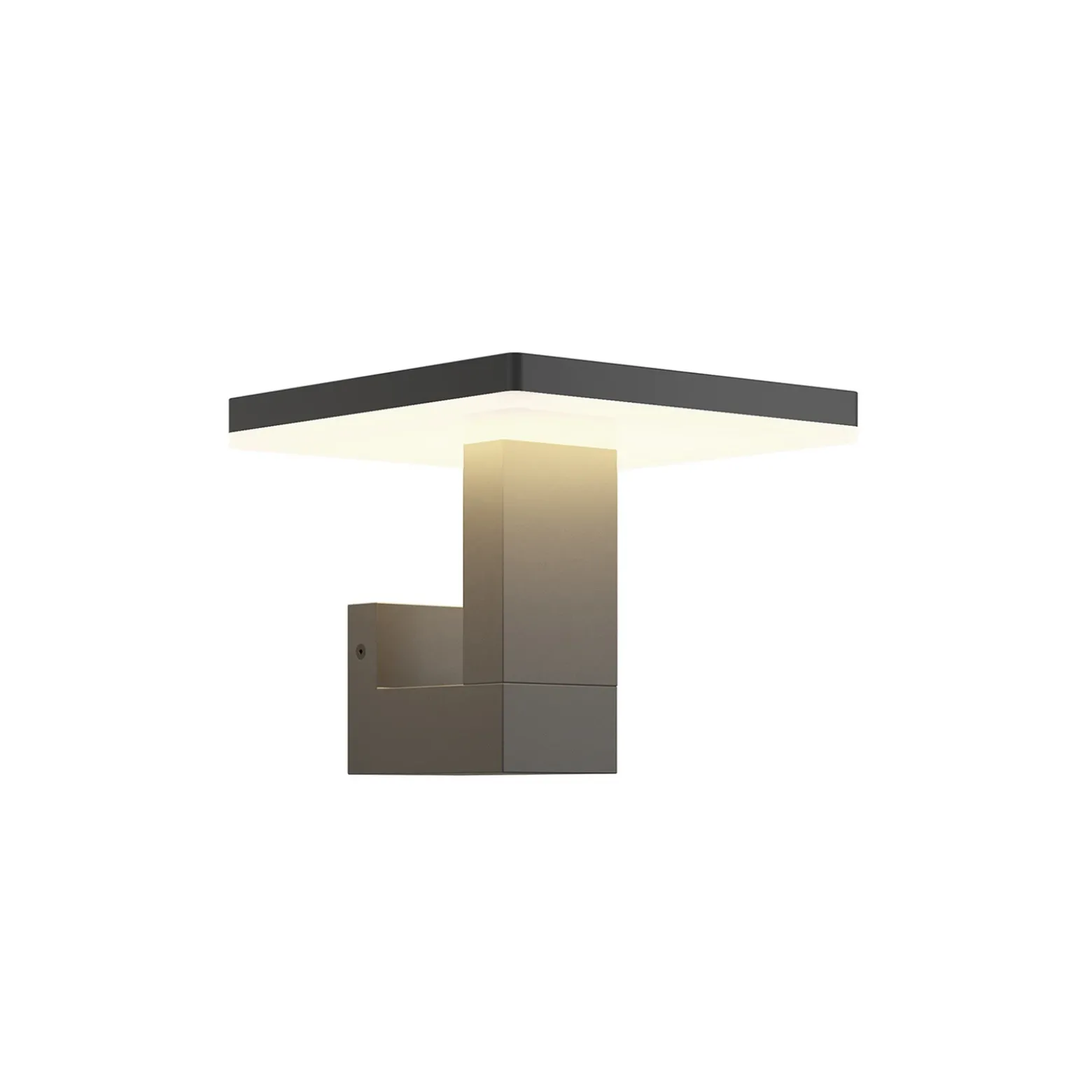 Aplique LED para exterior Olesia, forma angular