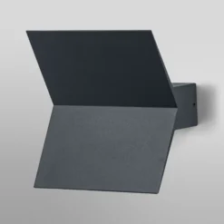 Aplique LED para exterior OSRAM ENDURA STYLE BAT, gris oscuro IP44