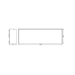 Aplique LED para exterior OSRAM ENDURA STYLE IVO, gris oscuro IP65