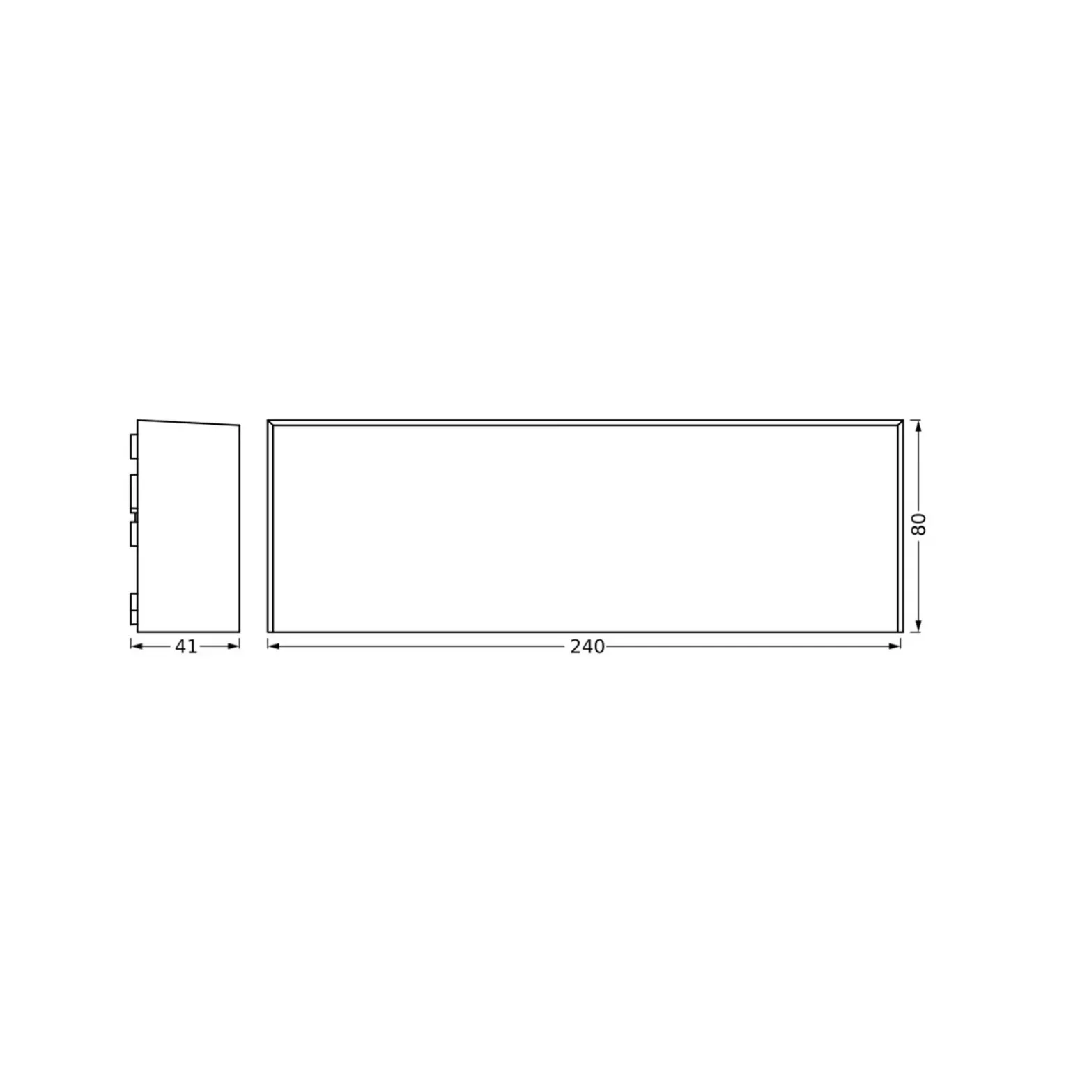 Aplique LED para exterior OSRAM ENDURA STYLE IVO, gris oscuro IP65