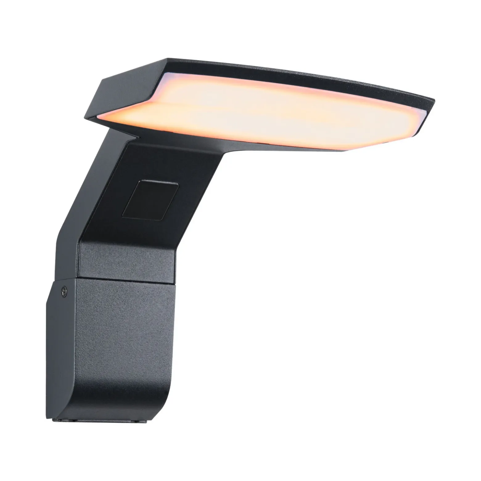 Aplique LED para exterior Paulmann Zenera, 2.200 K, antracita, IP44