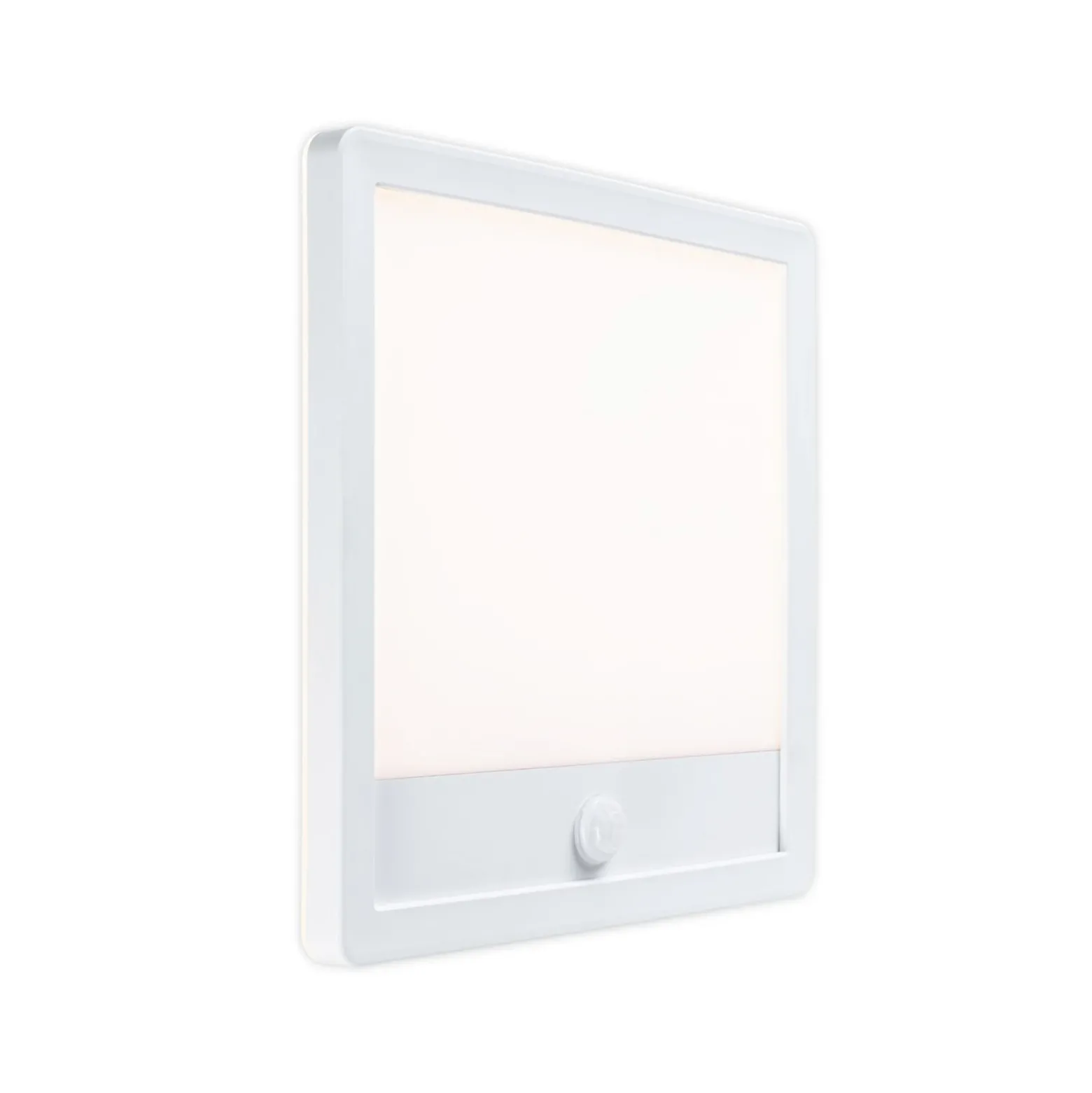 Aplique LED para exterior Paulmann Lamina, blanca, IP44, sensor