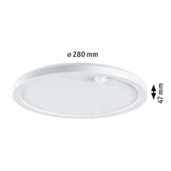 Aplique LED para exterior Paulmann Lamina, blanca, sensor, IP44