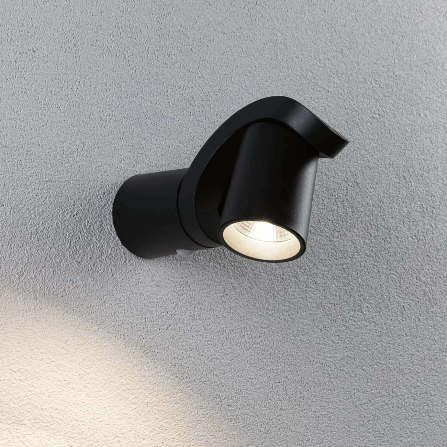 Aplique LED para exterior Paulmann Cuff, sensor, antracita
