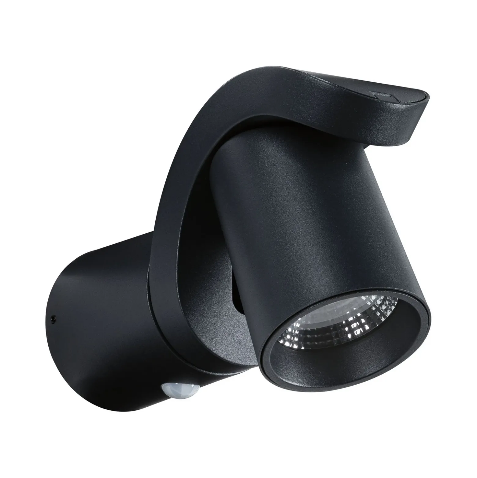 Aplique LED para exterior Paulmann Cuff, sensor, antracita