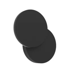 Aplique LED para exterior Pedersano, negra, Ø 14 cm, metal
