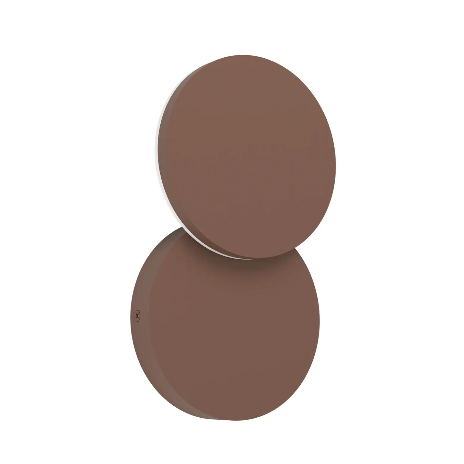 Aplique LED para exterior Pedersano, color óxido, Ø 14 cm, metal