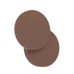 Aplique LED para exterior Pedersano, color óxido, Ø 14 cm, metal