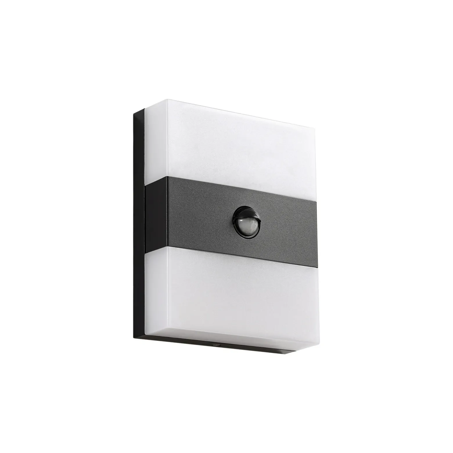 Aplique LED para exterior PRIOS Teekon, antracita, sensor, IP44