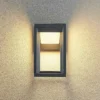 Aplique LED para exterior Prios, antracita, metal, IP54