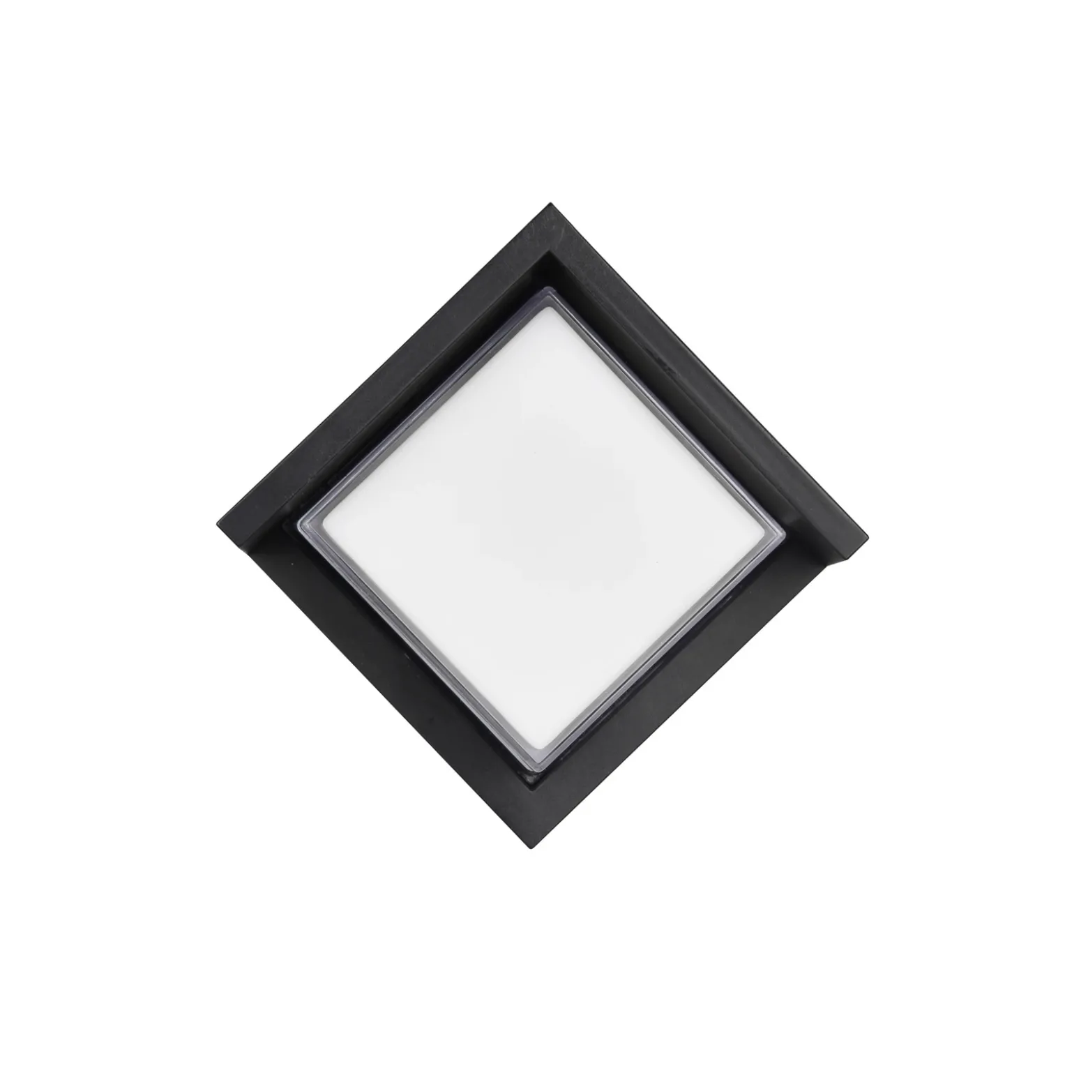 Aplique LED para exterior Puno, IP54, angular