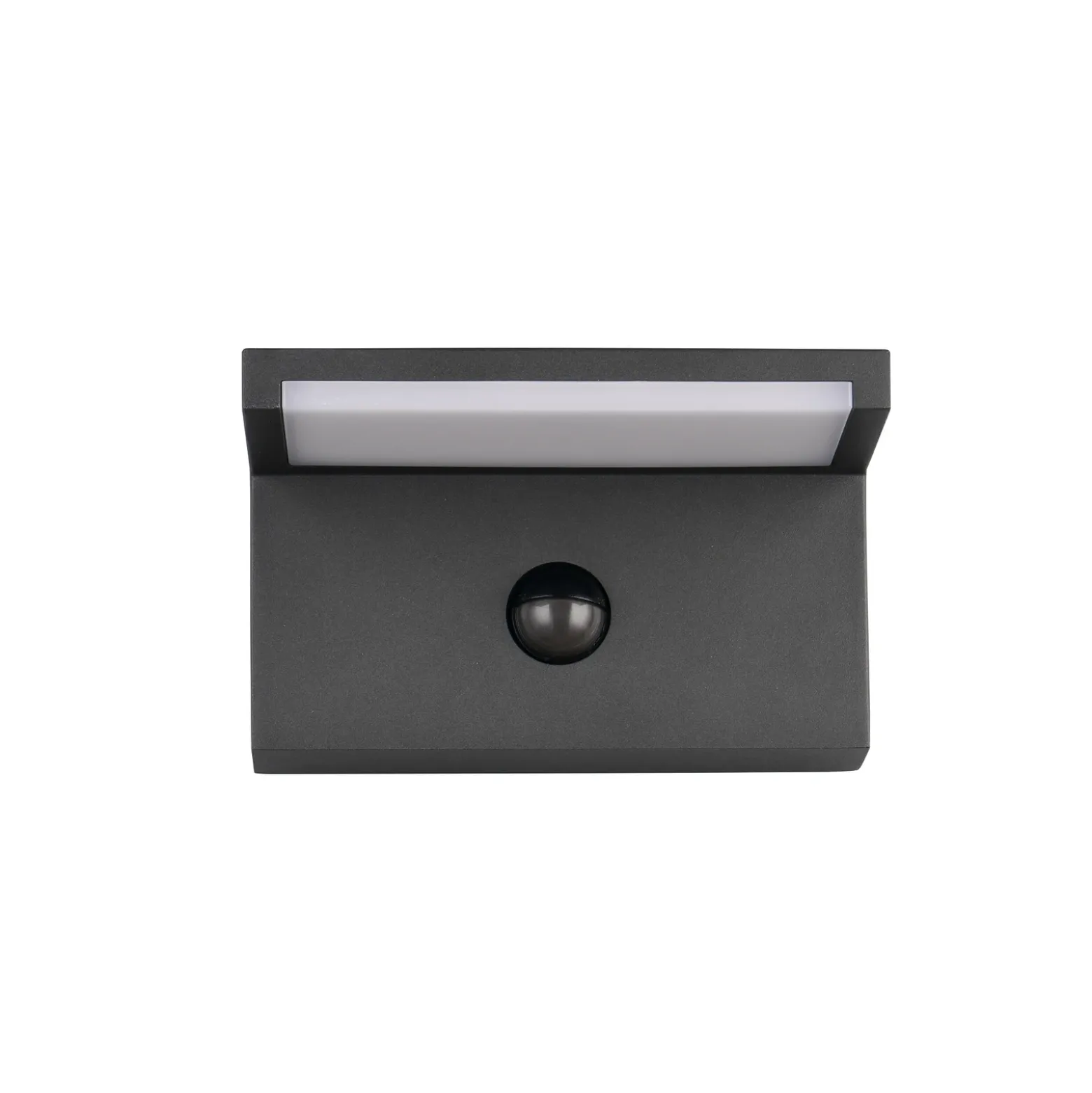 Aplique LED para exterior Ravi, antracita Ancho 18 cm Sensor, IP54