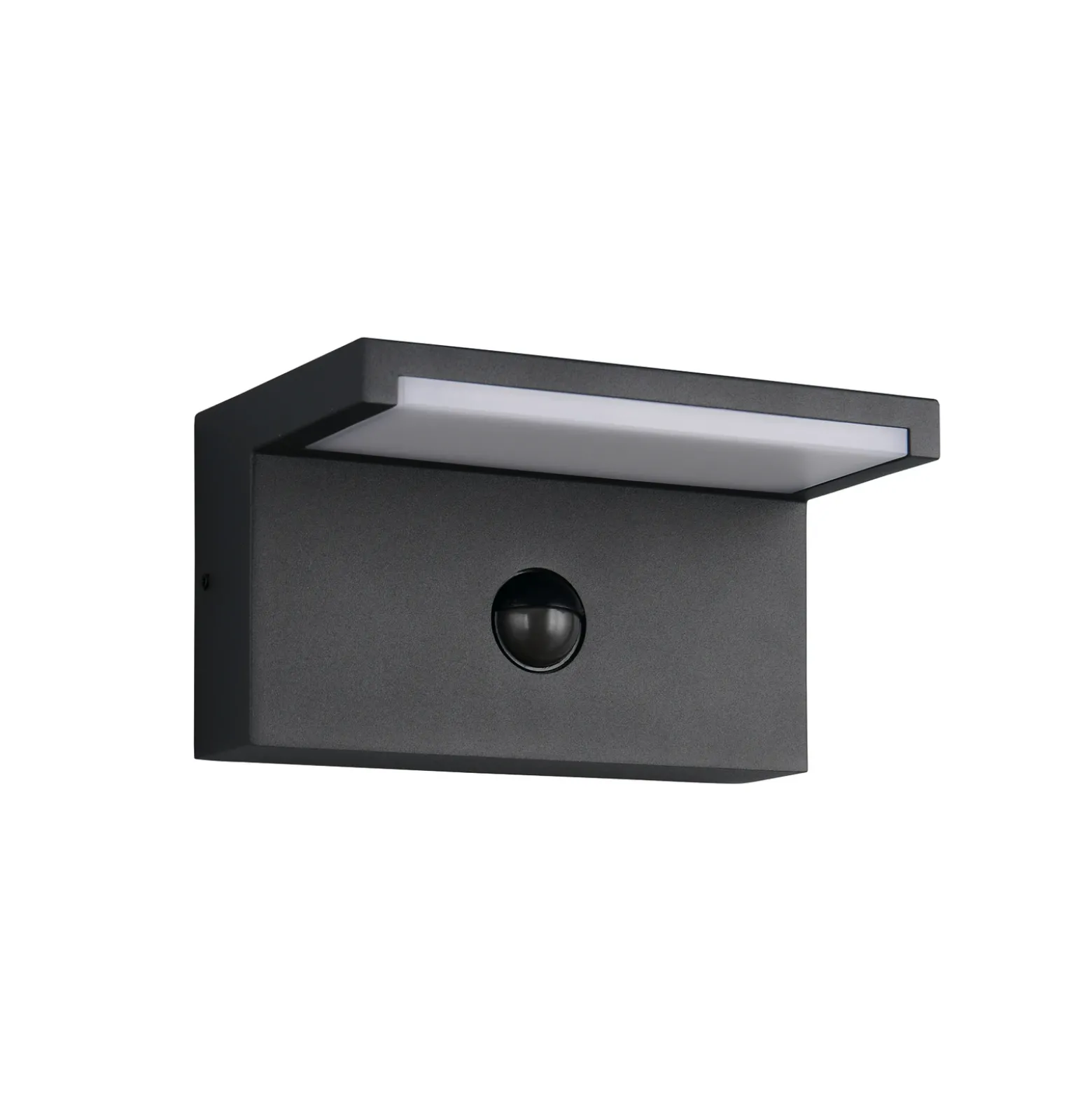 Aplique LED para exterior Ravi, antracita Ancho 18 cm Sensor, IP54